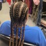 Feed in braids