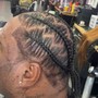 Mens basic cornrows