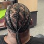 Men’s two braids