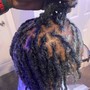 Shaved Sides Loc retwist