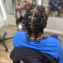 Natural hair Two-strand  Twists