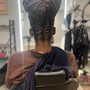 Natural hair Two-strand  Twists