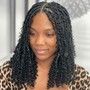 Short Bohemian Goddess Braids