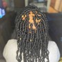 Medium Box Braids -Mid back