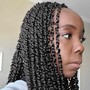 Small Box Braids - Mid back