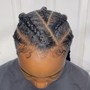 2-4 Feed-in Braids (hair included)