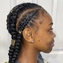 2-4 Feed-in Braids (hair included)