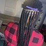 Small knotless braids