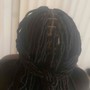 Waist length Butterfly Locs