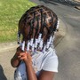 Waist length Butterfly Locs