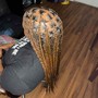 Smed box braids (back length,waist )