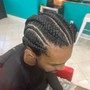 Men’s cornrows (4-6)