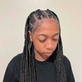 Medium Tribal Braids W/ Rubber Bands