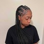 Medium Tribal Braids W/ Rubber Bands