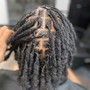 Add Curly Ponytail to locs