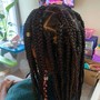 Large jumbo Knotless braids waist length