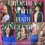 Tribals with Crochet Braids