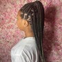 Knotless Goddess Braids (med)