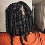 Rod Set on Natural Hair