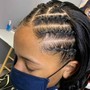 Cornrows (straight back)