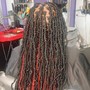 Bob length messy locs