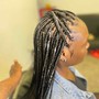 Small knotless braids