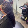 Small knotless braids