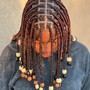 Medium Boho Knotless Braids