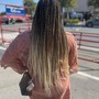 Large Knotless Braids