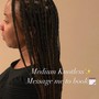 Medium Boho Knotless Braids