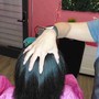 Bonding with hair glue Hair Extensions (whole head)