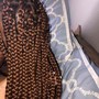 1.0 boho braids shoulder length