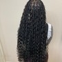 Small boho knotless Braids