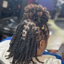 Wash retwist and curls