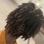 Loc retwist and basic style