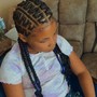 Kids Meduim lemonade Braids