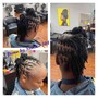 Cornrows Removal/take down Style/wash/dry