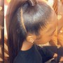 Braided ponytail