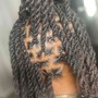 Dreadlocks (half head)