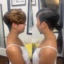 Virgin Relaxer, Women's Cut & Semi-Permanent Color