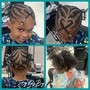 Kid's Braids with Hair 4-8 years old