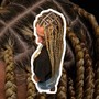 Jumbo knotless plaits