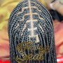 5 Feed-In Braids w/ Natural Color: HAIR INCLUDED