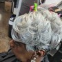 Senior Relaxer & Haircut