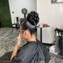 Sleek ponytail /buns ( prices may vary upon hair thickness)