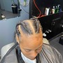 5-7 feed in braids