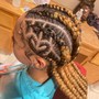 Feed In French Braids