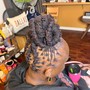 Individual Braids with natural hair