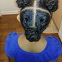 Braid down for wig or sew in