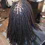 Straight Hair Loc Maintenance/retighten